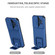 Samsung Galaxy S22 5G Stereoscopic Holder Sliding Camshield Phone Case - Blue