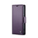 Samsung Galaxy S22 5G CaseMe 023 Butterfly Buckle Litchi Texture RFID Anti-theft Leather Phone Case - Pearly Purple