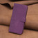 Samsung Galaxy S22 5G Plaid Embossed Leather Phone Case - Purple