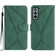 Samsung Galaxy S22 5G Stitching Embossed Leather Phone Case - Green