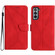 Samsung Galaxy S22 5G Stitching Embossed Leather Phone Case - Red