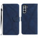 Samsung Galaxy S22 5G Stitching Embossed Leather Phone Case - Blue