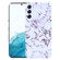 Samsung Galaxy S22 5G Marble Pattern Phone Case - Red White Samsung Galaxy S22 5G Marble Pattern Phone Case - Red White