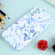 Samsung Galaxy S22 5G Marble Pattern Phone Case - Blue White