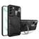 Samsung Galaxy S22 5G CD Texture Sliding Camshield Magnetic Holder Phone Case - Black