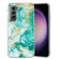 Samsung Galaxy S22 5G IMD Shell Pattern TPU Phone Case - Green Marble
