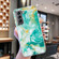 Samsung Galaxy S22 5G IMD Shell Pattern TPU Phone Case - Green Marble