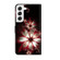 Samsung Galaxy S22 Crystal 3D Shockproof Protective Leather Phone Case - Fantastic Flower