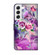 Samsung Galaxy S22 Crystal 3D Shockproof Protective Leather Phone Case - Butterfly