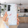 Samsung Galaxy S22 5G IMD Shell Pattern TPU Phone Case - White Marble