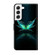 Samsung Galaxy S22 Crystal 3D Shockproof Protective Leather Phone Case - Reflection Dutterfly