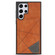 Samsung Galaxy S22 Ultra 5G Line Card Holder Phone Case - Brown