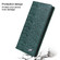 Samsung Galaxy S22 Ultra 5G Fierre Shann Crocodile Texture Magnetic Genuine Leather Phone Case - Green