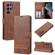 Samsung Galaxy S22 Ultra 5G Classic Wallet Flip Leather Phone Case - Brown