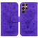 Samsung Galaxy S22 Ultra 5G Butterfly Rose Embossed Leather Phone Case - Purple