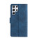 Samsung Galaxy S22 Ultra 5G Skin Feel Crocodile Magnetic Clasp Leather Phone Case - Blue