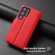 Samsung Galaxy S22 Ultra 5G Litchi Texture Magnetic Detachable Wallet Leather Phone Case - Red Samsung Galaxy S22 Ultra 5G Litchi Texture Magnetic Detachable Wallet Leather Phone Case - Red
