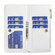 Samsung Galaxy S22 Ultra 5G Diamond Lattice Zipper Wallet Leather Flip Phone Case - White