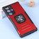 Samsung Galaxy S22 Ultra 5G Lanyard Aluminum and TPU Phone Case - Red