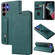 Samsung Galaxy S22 Ultra 5G Wristband Magnetic Leather Phone Case - Light Blue