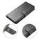 Samsung Galaxy S22 Ultra 5G Calf Texture Buckle Flip Leather Phone Case - Black