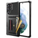 Samsung Galaxy S22 Ultra 5G ZM06 Card Bag TPU + Leather Phone Case - Black Samsung Galaxy S22 Ultra 5G ZM06 Card Bag TPU + Leather Phone Case - Black