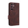 Samsung Galaxy S22 Ultra 5G Magnetic Clasp Flip Leather Phone Case - Brown