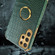 Samsung Galaxy S22 Ultra 5G 6D Electroplating Crocodile Texture Phone Case - Green