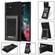 Samsung Galaxy S22 Ultra 5G N.Bekus Vertical Flip Card Slot RFID Phone Case - Black