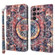 Samsung Galaxy S22 Ultra 5G 3D Painted Leather Phone Case - Colorful Mandala