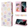 Samsung Galaxy S22 Ultra Bronzing Painting RFID Leather Case - Bloosoming Flower