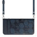 Samsung Galaxy S22 Ultra 5G Crossbody Football Texture Magnetic PU Phone Case - Dark Blue