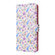 Samsung Galaxy S22 Ultra Bronzing Painting RFID Leather Case - Pansies