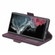 Samsung Galaxy S22 Ultra 5G Forwenw Dual-side Buckle Leather Phone Case - Wine Red