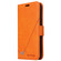 Samsung Galaxy S22 Ultra 5G GQUTROBE Right Angle Leather Phone Case - Orange