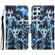 Samsung Galaxy S22 Ultra 5G Colored Drawing Leather Phone Case - Giraffes