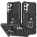 Samsung Galaxy S22 Ultra 5G Ring Holder Armor Hybrid Phone Case - Black