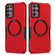 Samsung Galaxy S22 Ultra 5G MagSafe Shockproof Armor Phone Case - Red Samsung Galaxy S22 Ultra 5G MagSafe Shockproof Armor Phone Case - Red