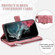 Samsung Galaxy S22 Ultra 5G Multi-Card Totem Zipper Leather Phone Case - Pink