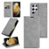 Samsung Galaxy S22 Ultra 5G Retro-skin Business Magnetic Suction Leather Case with Holder & Card Slots & Wallet - Grey