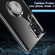 Samsung Galaxy S22 Ultra 5G Shockproof Matte Transparent TPU Phone Case with Ring Holder - Transparent