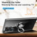 Samsung Galaxy S22 Ultra 5G Shockproof Matte Transparent TPU Phone Case with Ring Holder - Transparent