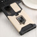 Samsung Galaxy S22 Ultra 5G Sliding Camera Cover Design PC + TPU Shockproof Phone Case with Ring Holder & Card Slot - Gold