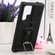 Samsung Galaxy S22 Ultra 5G Sliding Camera Cover Design PC + TPU Shockproof Phone Case with Ring Holder & Card Slot - Black