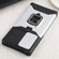 Samsung Galaxy S22 Ultra 5G Sliding Camera Cover Design PC + TPU Shockproof Phone Case with Ring Holder & Card Slot - Silver