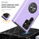 Samsung Galaxy S22 Ultra 5G PC + TPU Magnetic Phone Case with Invisible Ring Holder - Purple Samsung Galaxy S22 Ultra 5G PC + TPU Magnetic Phone Case with Invisible Ring Holder - Purple