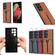 Samsung Galaxy S22 Ultra 5G Denior DV Elastic Card PU Back Cover Phone Case - Brown