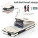Samsung Galaxy S22 Ultra 5G Anti-theft RFID Card Slot Phone Case - Beige