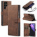 Samsung Galaxy S22 Ultra DG.MING Retro Oil Side Horizontal Flip Leather Case with Holder & Card Slots & Wallet - Coffee