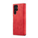 Samsung Galaxy S22 Ultra DG.MING Retro Oil Side Horizontal Flip Leather Case with Holder & Card Slots & Wallet - Red